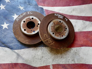 диск тормозной передний Honda Insight 3 поколение 2019, 1.5 л., бензин, АКПП, седан