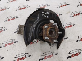 кулак поворотный левый Infiniti QX50 P71A 2019, 2.0 л., бензин, АКПП, белый, внедорожник 5 дв., полный привод