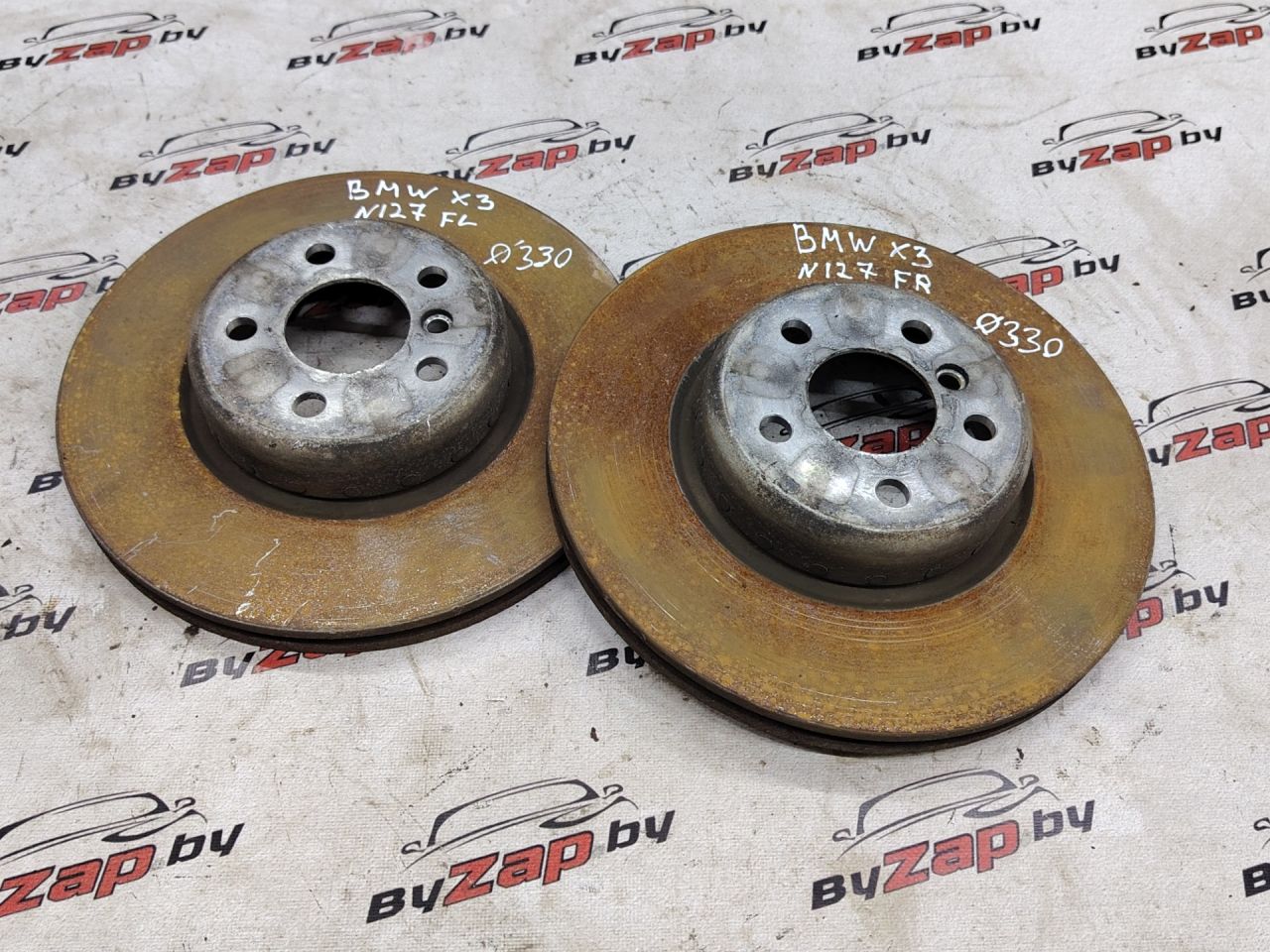 диск тормозной передний BMW X3 G01 2020, 2.0 л., B46 B20 B, бензин, АКПП, черный, внедорожник 5 дв., полный привод - фото №1