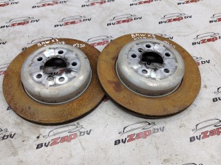 диск тормозной задний BMW X3 G01 2020, 2.0 л., B46 B20 B, бензин, АКПП, черный, внедорожник 5 дв., полный привод