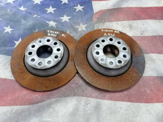 диск тормозной задний Volkswagen Tiguan 2 поколение 2020, 2.0 л., бензин, АКПП, внедорожник 5 дв.