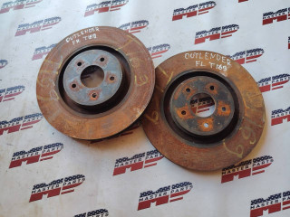 диск тормозной передний Mitsubishi Outlander 4 поколение 2023, 2.5 л., бензин, АКПП, красный, внедорожник 5 дв., передний привод