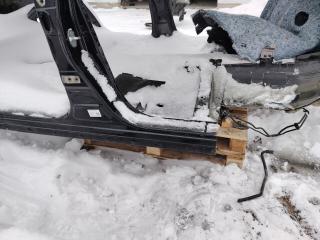 порог правый Nissan Rogue T33 2023, 1.5 л., бензин, АКПП, черный, внедорожник 5 дв., передний привод