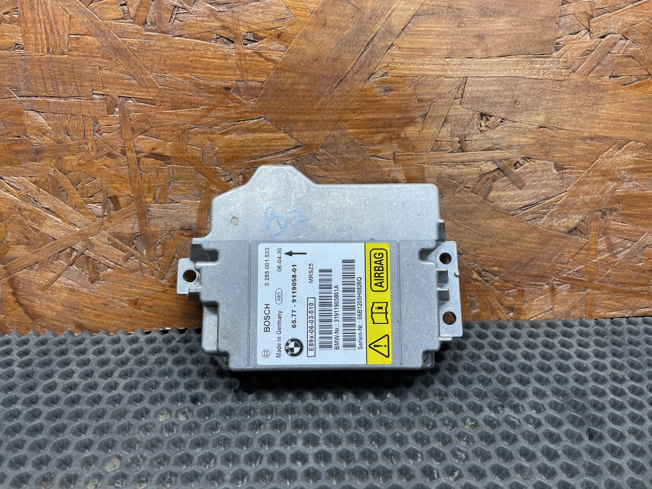 блок AirBag BMW 3 серия E90/E91/E92/E93 2006, 2.0 л., N46 B20 B, бензин, МКПП, седан, 65779119058 - фото №1