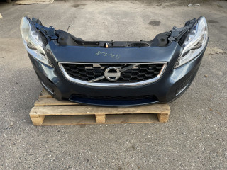 передняя часть (ноускат) Volvo C30 1 поколение [рестайлинг] 2011, 1.6 л., D 4162 T, дизель, 6МКПП, 466 barents blue pearl, хетчбэк 3 дв., передний привод, правый руль, 39863893