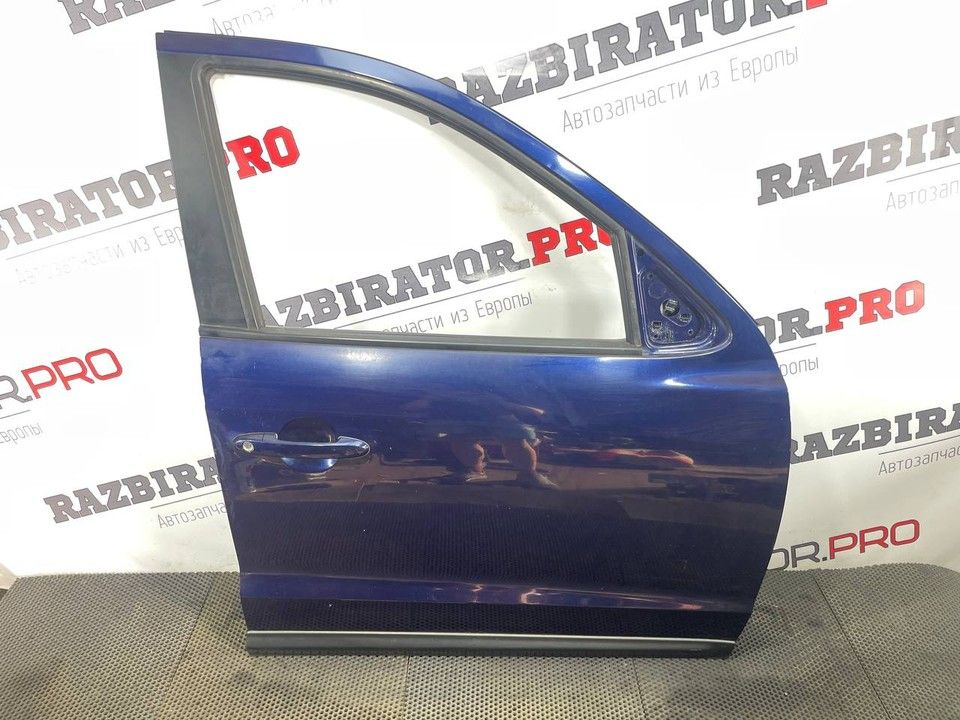 дверь передняя правая Hyundai Santa Fe 2 поколение (CM) 2007, 2.2 л., D4EB, дизель, АКПП, 760042B030 - фото №1