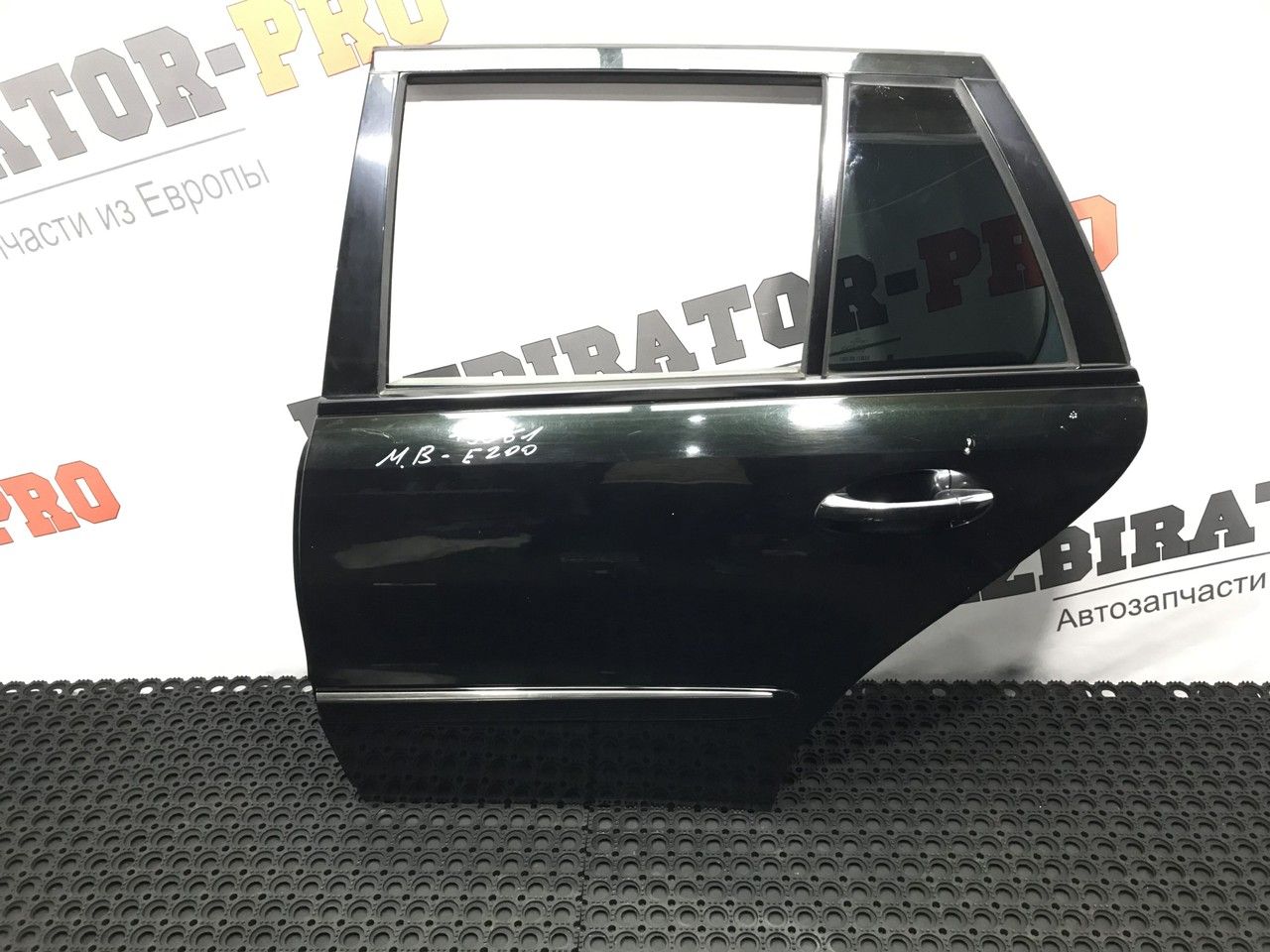 дверь задняя левая Mercedes-Benz E-Класс W211/S211 W211 2003, 1.8 л., M 271.941, бензин, АКПП, c185 melanitschwarz, универсал, правый руль, A2117300305 - фото №1