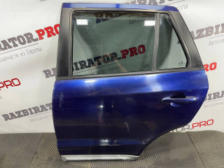 дверь задняя левая Hyundai Santa Fe 2 поколение (CM) 2007, 2.2 л., D4EB, дизель, АКПП, 771112B030