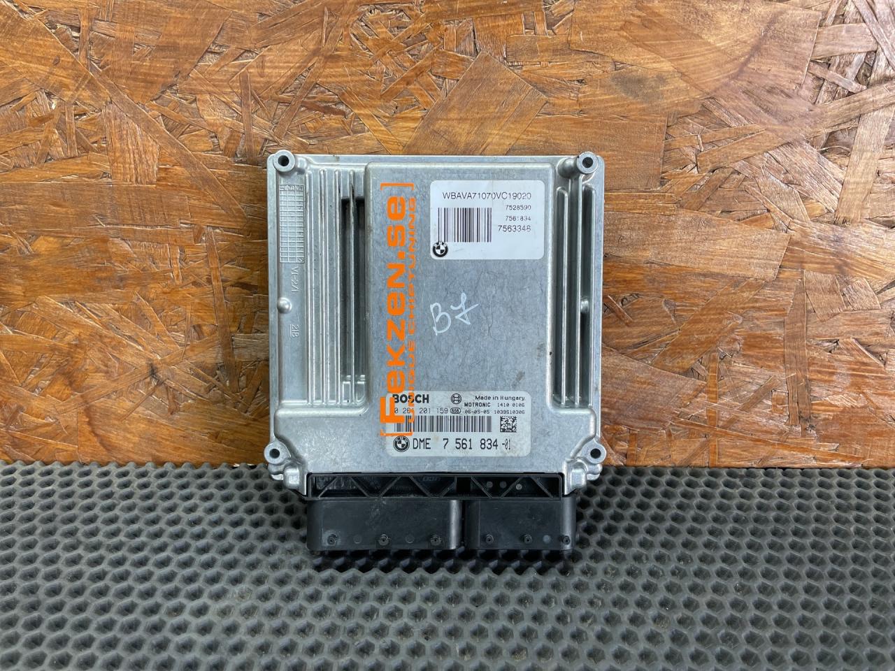блок управления двигателем BMW 3 серия E90/E91/E92/E93 2006, 2.0 л., N46 B20 B, бензин, МКПП, седан, 12147561834, 7561834, 7528590, 0261201159, 12147563348, 7563348, 12147528590 - фото №1