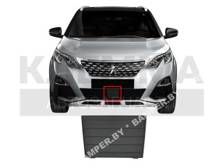 заглушка (решетка) в бампер Peugeot 3008 2 поколение 2019, 98116922XT