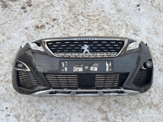 бампер передний Peugeot 3008 2 поколение 2019, 1.2 л., бензин, МКПП, передний привод, правый руль