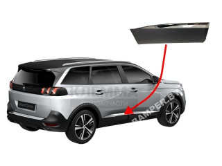 молдинг двери задней правой Peugeot 5008 2 поколение 2019, 98141340VV