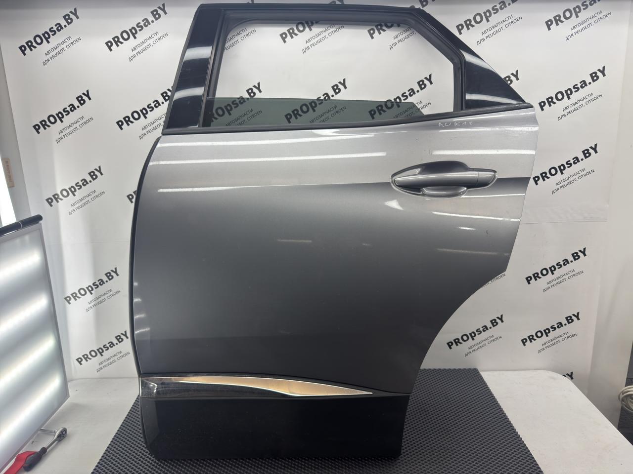дверь задняя левая Peugeot 3008 2 поколение 2018, 1.5 л., дизель, МКПП, передний привод, правый руль - фото №1