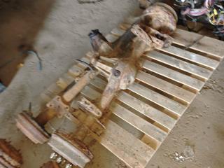 мост задний Hyundai Galloper 2 поколение 2000, 2.5 л., дизель, МКПП, внедорожник 3 дв.