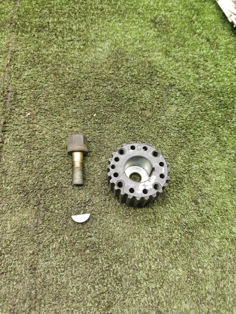 шестерня (звездочка) коленвала Mitsubishi Space Wagon 3 поколение (Typ N50) 2000, 2.4 л., GDi, бензин, МКПП, минивэн - фото №1