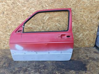 дверь передняя левая Volkswagen Golf 2 поколение 1990, 1.3 л., бензин, МКПП, хетчбэк 3 дв.