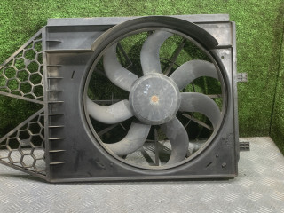 вентилятор радиатора Volkswagen Polo Sedan 1 поколение 2015, 1.6 л., МКПП, седан