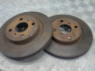диск тормозной передний Toyota Corolla 7 поколение (E100) 1995, 1.6 л., 4A-FE, бензин, МКПП, хетчбэк 3 дв.