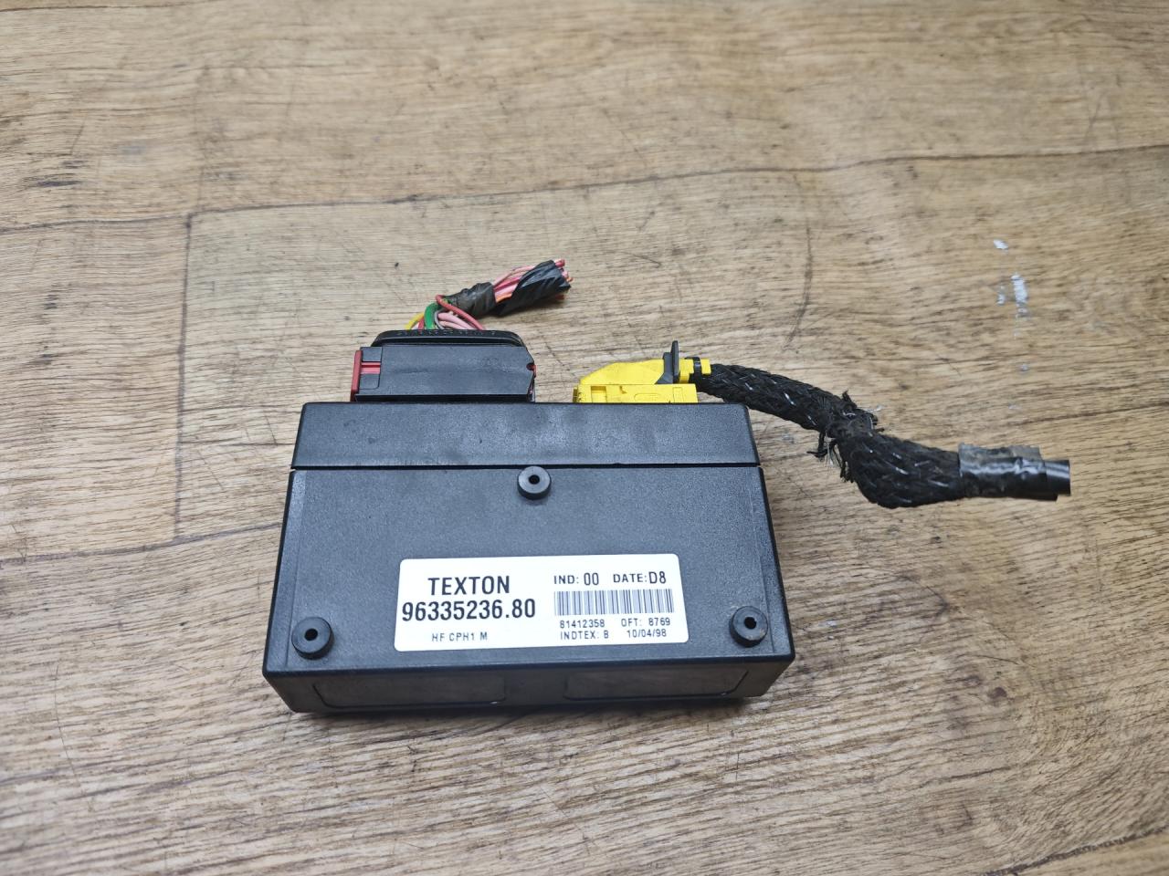 блок комфорта Citroen Xsara 1 поколение 1999, 1.8 л., LFY (XU7JP4), бензин, МКПП, универсал, 9633523680 - фото №1