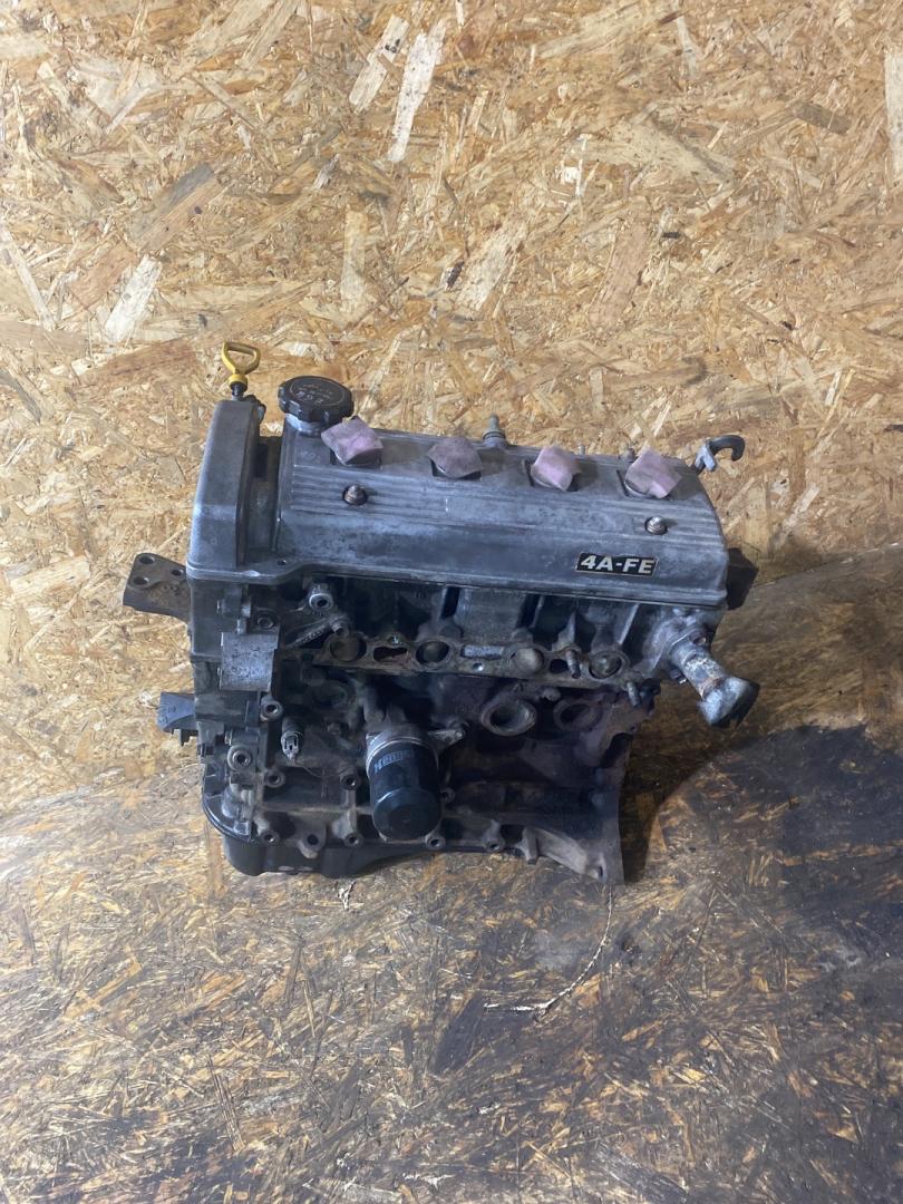 двигатель Toyota Carina E 1 поколение T190 1997, 1.6 л., 4A-FE, бензин, МКПП, седан, 4A-FE - фото №1