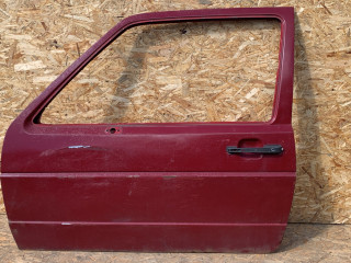 дверь передняя левая Volkswagen Golf 2 поколение 1989, 1.3 л., бензин, МКПП, хетчбэк 3 дв.