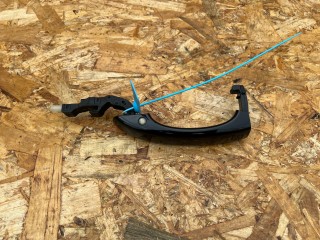 ручка наружная задняя правая Audi A8 D4/4H [рестайлинг] 2013, 4.0 л., CEUA, бензин, АКПП, седан, 4H0837206B