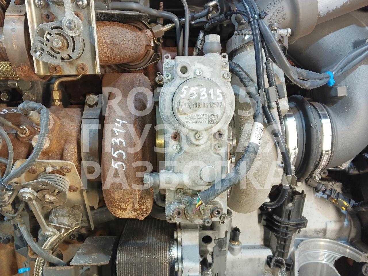 турбина DAF XF 106 1 поколение 2016, 12.9 л., MX-13 340, дизель - фото №1