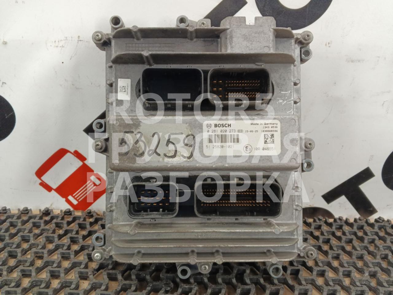 блок управления двигателем MAN TGX 1 поколение 2015, 12.4 л., D 2676 LF 46, дизель, 51258201021, 0281020273 - фото №1