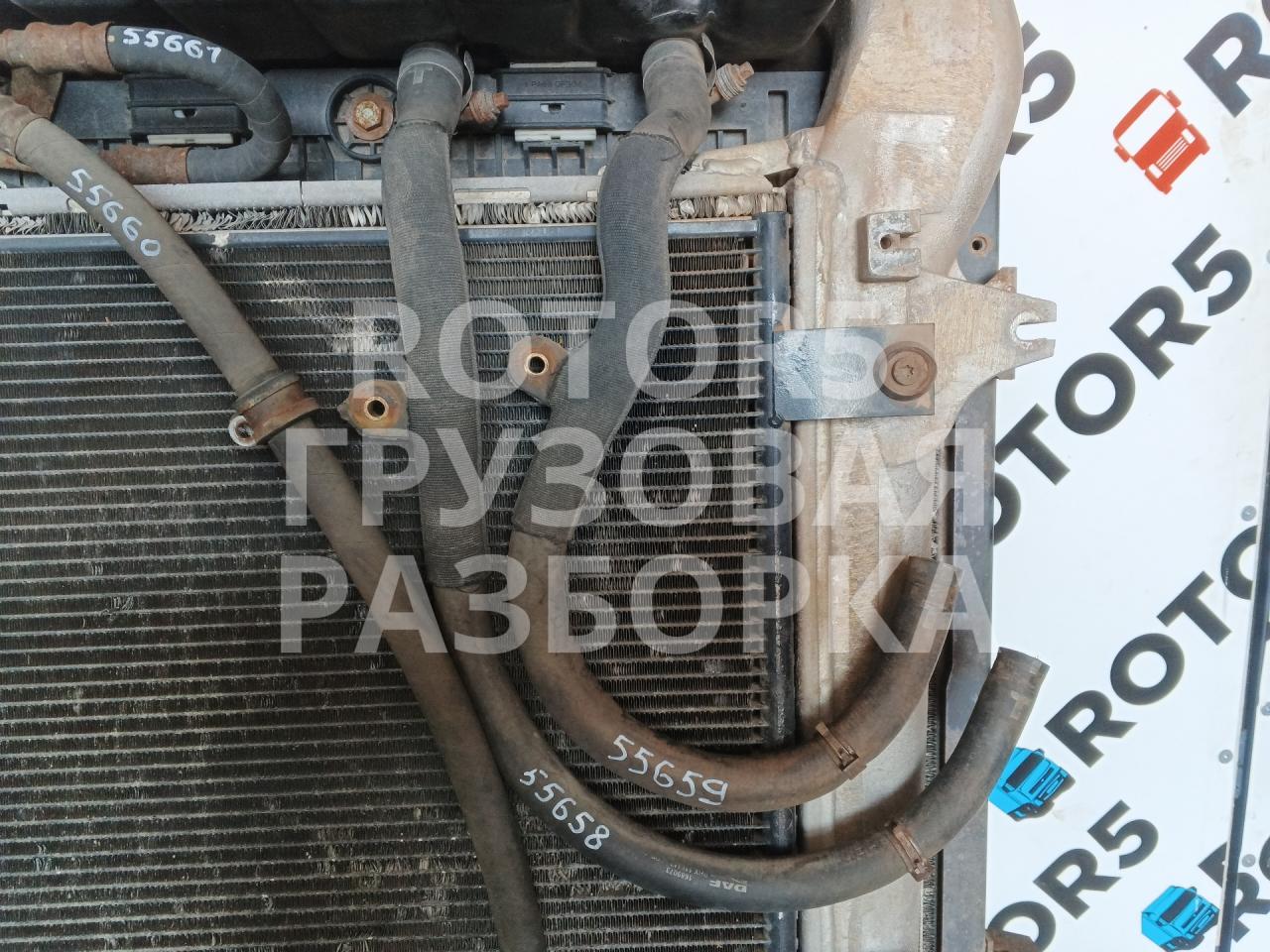патрубок радиатора DAF XF 105 1 поколение 2010, 12.9 л., MX 340, дизель, МКПП, белый, 1689073 - фото №1