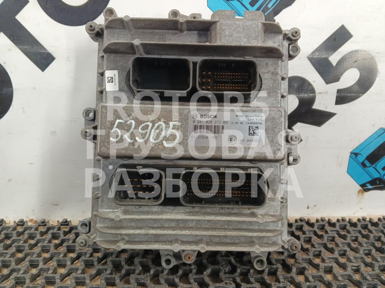 блок управления двигателем MAN TGX 1 поколение 2015, 12.4 л., D 2676 LF 46, дизель, правый руль, 51258201021, 0281020273 - фото №1