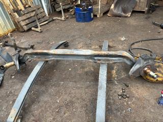 балка моста передний DAF CF-series 1 поколение 2018, 10.8 л., MX-11 330, дизель, АКПП, красный