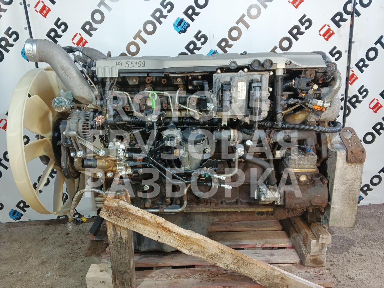 двигатель MAN TGA 1 поколение 2007, 10.5 л., D 2066 LF 25, дизель - фото №1