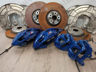 комплект тормозов BMW X7 G07 2019, 3.0 л., B58B30C, бензин, c1m, внедорожник 5 дв., полный привод, 6887397, 6887398, 34116887397, 34116887398, 34106891327, 6891327, 34106891328, 6891328, 34216887409, 6887409, 34216887410, 6887410, 34206896673, 6896673, 34206896674, 6896674, 6891774, 6891773