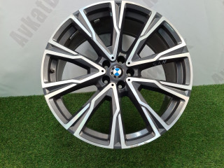 диск литой BMW X7 G07 2021, 4.4 л., N63B44D, бензин, АКПП, c27 arktis-grau brillanteffekt, внедорожник 5 дв., полный привод, 36118090109, 8090109