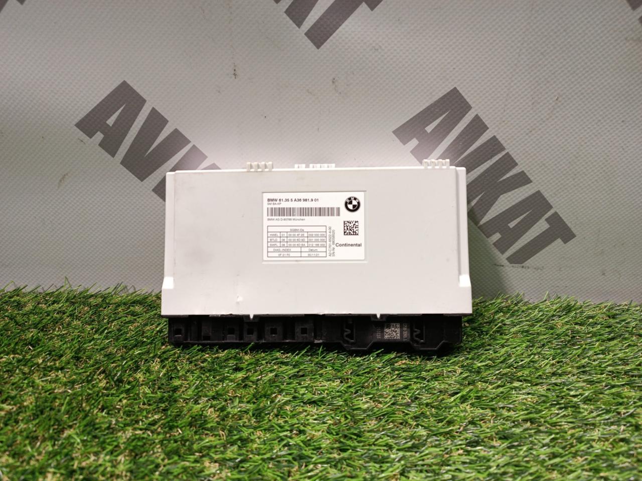 блок управления сиденьем BMW X5 G05 2019, 3.0 л., B58B30C, бензин, 475, внедорожник 5 дв., полный привод, правый руль, 5A36981, 61355A36981, 5B44735, 61355B44735 - фото №1