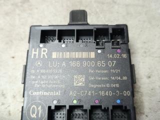 модуль управления двери Mercedes-Benz GLE W166 2016, 3.0 л., OM 642.826, дизель, АКПП, A1669006507