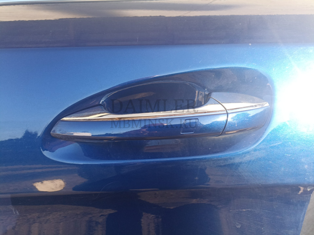 ручка наружная Mercedes-Benz GLS-Класс X166 2018, 3.0 л., OM 642.826, дизель, АКПП, синий, внедорожник 5 дв., полный привод, правый руль - фото №1