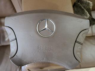 подушка безопасности водителя Mercedes-Benz S-Класс W220 2002, 4.3 л., M 113.941, бензин, седан, 2204602598
