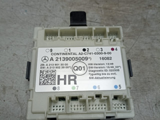 модуль управления двери Mercedes-Benz E-Класс W213/S213/C238/A238 W213 2016, 2.0 л., OM 654.920, дизель, АКПП, черный., седан, задний привод, A2139005009