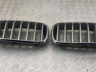 решетка радиатора BMW X5 F15 2017, 3.0 л., N57 D30 B, дизель, АКПП, carbonschwarz metallic (416), внедорожник 5 дв., полный привод, правый руль, 7316075, 7316076