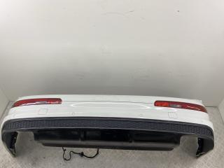 бампер задний Audi Q7 4M 2018, 3.0 л., CZZA, дизель, АКПП, white  0q / c9a, внедорожник 5 дв., полный привод, правый руль