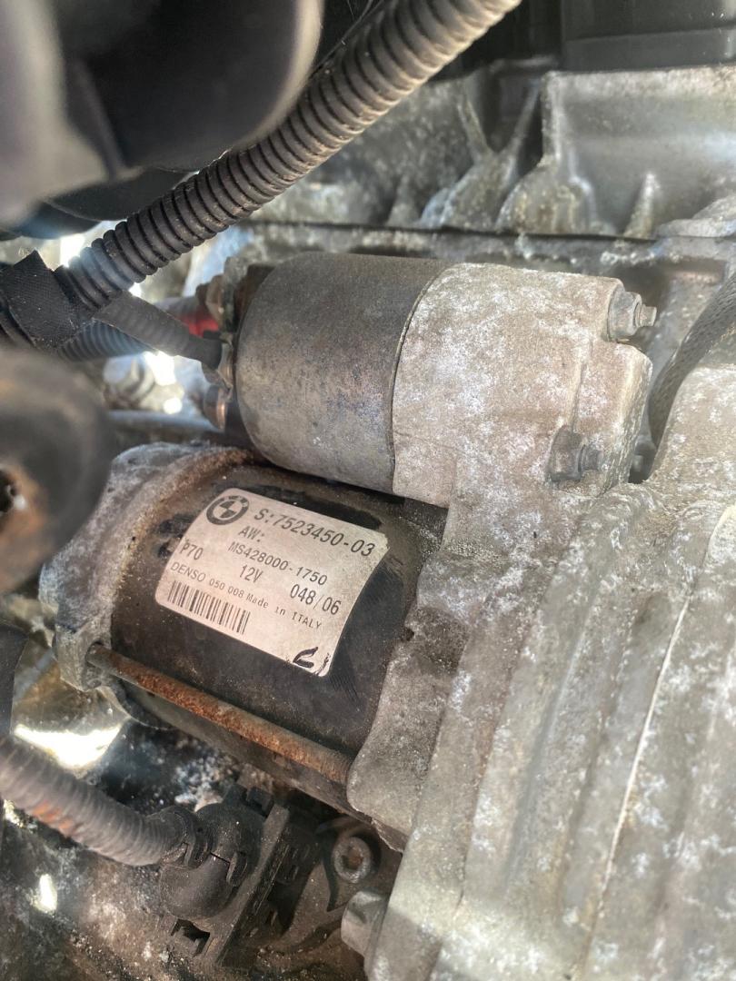 стартер BMW 1 серия E81/E82/E87/E88 2006, 1.6 л., N45 B16 A, бензин, МКПП, 7523450, 12417523450 - фото №1