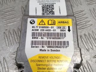блок AirBag BMW 6 серия E63/E64 [рестайлинг] E64 2009, 3.0 л., M57 D30 (306D5), дизель, АКПП, кабриолет, задний привод, правый руль, 65779160559, 9160559