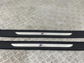 накладка на порог внутренняя BMW 3 серия E92/E93 [рестайлинг] E92 2012, 3.0 л., N57 D30 A, дизель, АКПП, blue-water metallic (896), купе, задний привод, правый руль, 51477900751, 51477900752, 7900751, 7900752