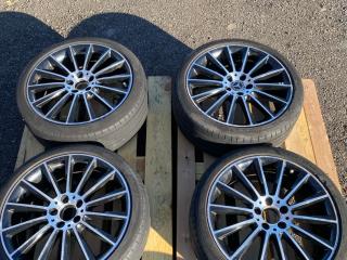 диск литой Mercedes-Benz C-Класс W205 [рестайлинг] 2018, 2.0 л., M 274.920, бензин, АКПП, 149u белый (polarweiss), хетчбэк 5 дв.