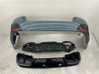 бампер задний BMW i4 G26 [рестайлинг] 2025, электро, cape york grün metallic (c5y), хетчбэк 5 дв., задний привод, правый руль, 903361798