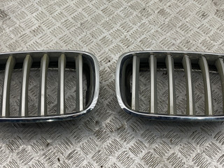 решетка радиатора BMW X5 E70 [рестайлинг] E70 2012, 4.0 л., дизель, АКПП, black sapphire metallic (475), внедорожник 5 дв., полный привод, правый руль, 7171395, 51137171395, 51137171396, 7171396