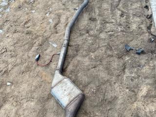 глушитель BMW X5 F15 2018, 3.0 л., N57 D30 A, дизель, АКПП, carbonschwarz metallic (416), внедорожник 5 дв., полный привод, правый руль