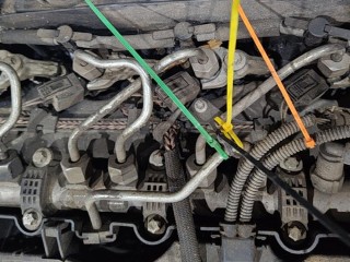 трубка обратки форсунок BMW 3 серия E90/E91 [рестайлинг] 2009, 2.0 л., N47 D20 A, дизель, МКПП