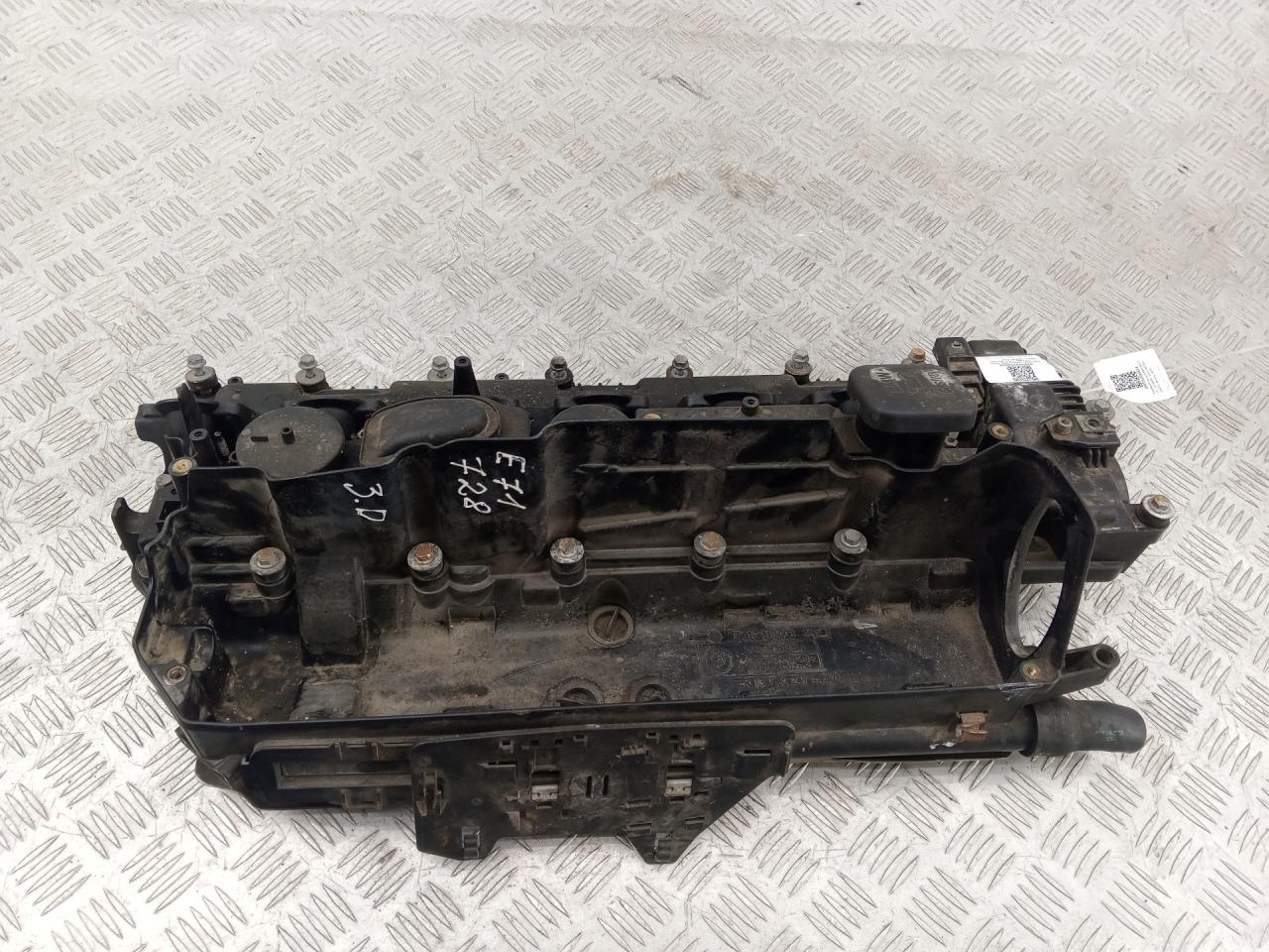 клапанная крышка BMW X6 E71/E72 E71 2009, 3.0 л., M57 D30 (306D3), дизель, АКПП, внедорожник 5 дв., 11127789395, 7789395 - фото №1
